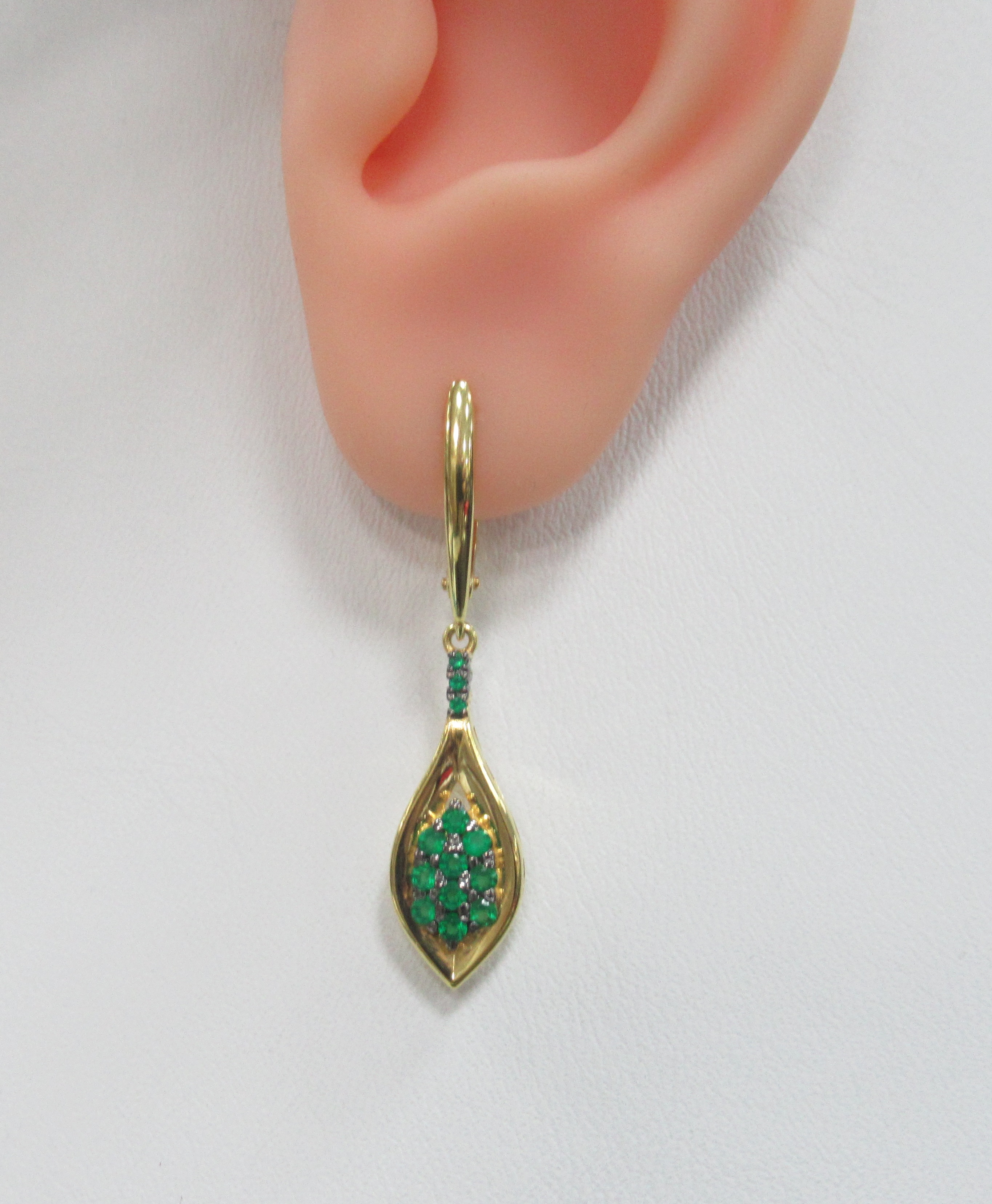 Серебряные серьги с агатами